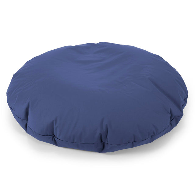 Flexforma Pouf Rond pour Enfant 2-14 ans - Entretien Facile Bleu Marine 01