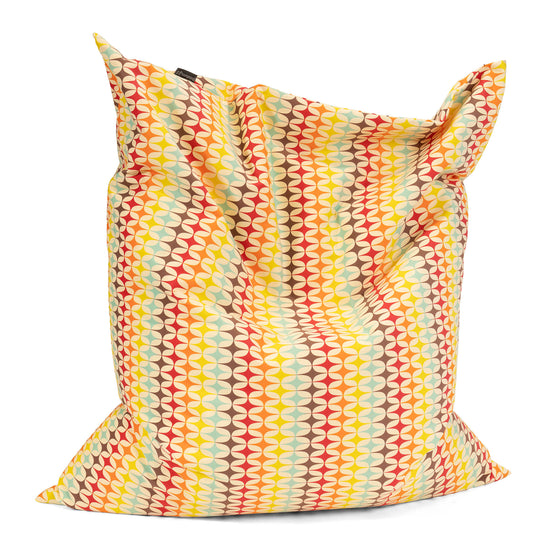 Pouf Géant XXL - Imprimé Rétro Abstrait 01