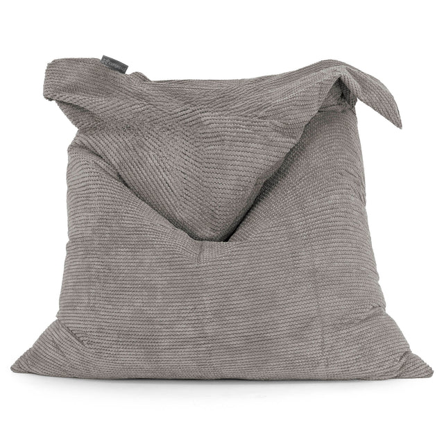 Pouf Géant XXL - Pompon Anthracite 01