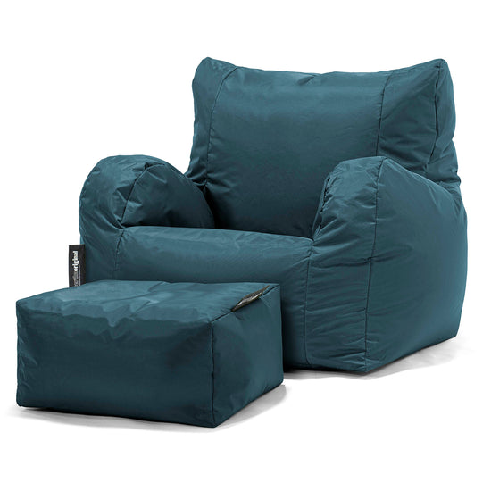 Fauteuil Pouf - SmartCanvas™ Mer égée 02