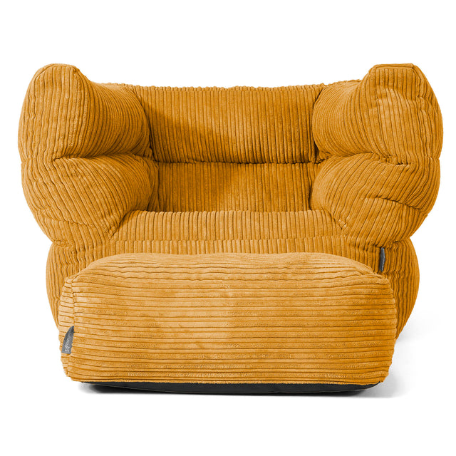 Albert Pouf Fauteuil Design - Miel doré 02