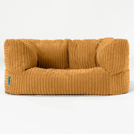 Canapé Enfant Albert 2-6 ans - Côtelé Miel doré 01