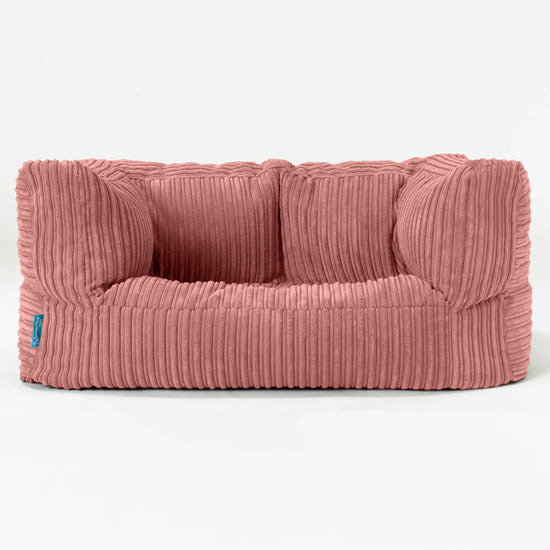 Canapé Enfant Albert 2-6 ans - Côtelé Pêche 01
