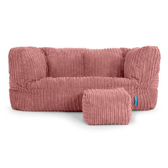 Canapé Enfant Albert 2-6 ans - Côtelé Pêche 02