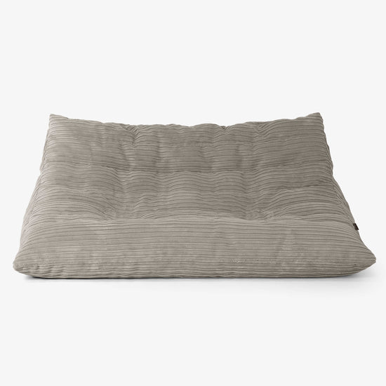 Canapé Pouf de Sol Noah - Côtelé Vison 01