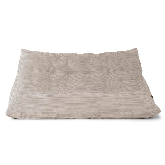 Canapé Pouf de Sol Noah - Côtelé Vison 01