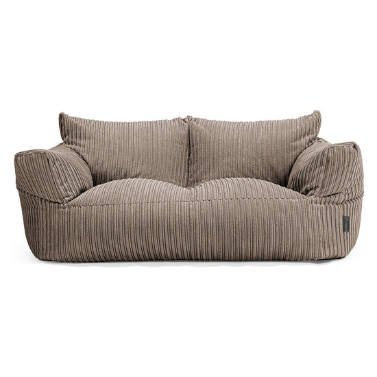 Joséphine Canapé Pouf - Côtelé Grège 01