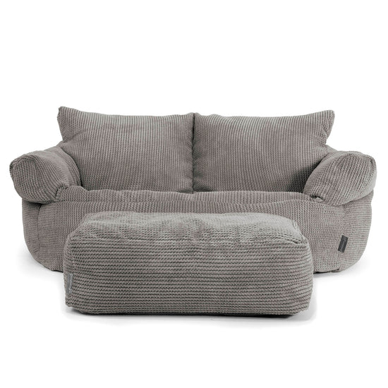 Joséphine Canapé Pouf - Pompon Anthracite 02