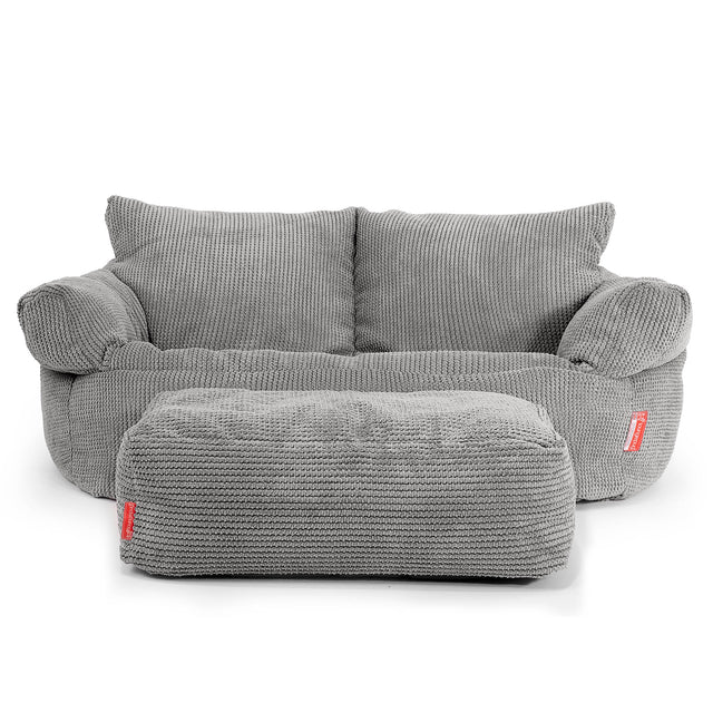 Joséphine Canapé Pouf - Pompon Anthracite 02