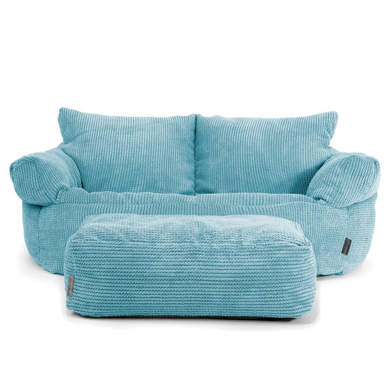 Joséphine Canapé Pouf - Pompon Mer Égée 02