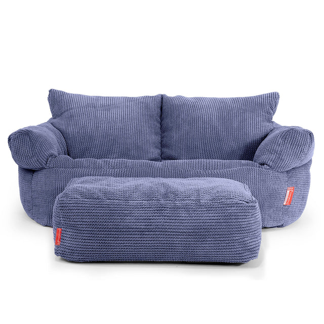 Joséphine Canapé Pouf - Pompon Violet 02