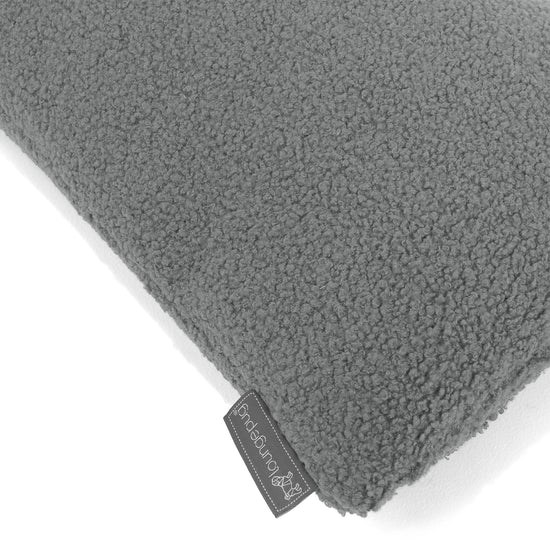 Housse de Coussin 47 x 47cm - Bouclé Gris 02