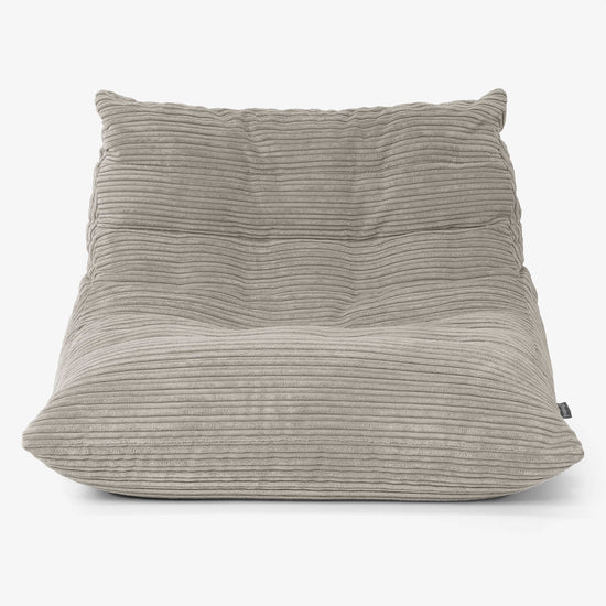 Fauteuil Pouf de Sol Noah - Côtelé Vison 01