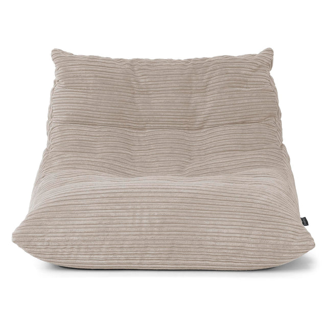 Fauteuil Pouf de Sol Noah - Côtelé Vison 01