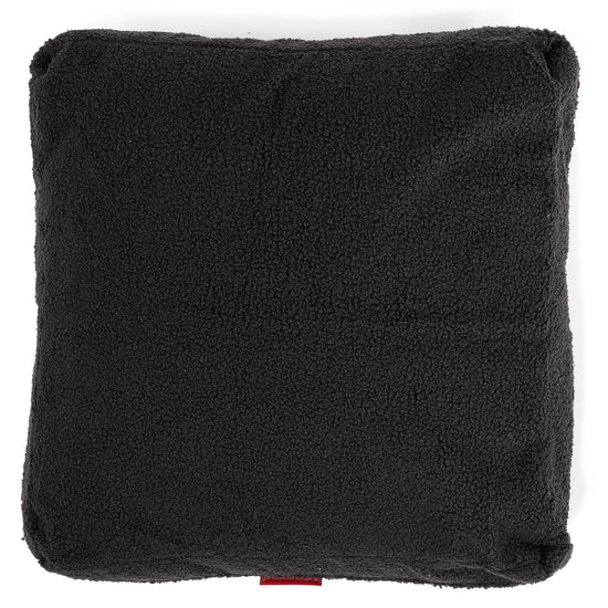 Grand Coussin de Sol - Bouclé Anthracite 02