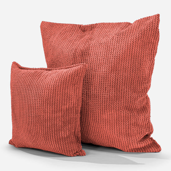 Grand Housse de Coussin 70 x 70cm - Pompon Citrouille 02