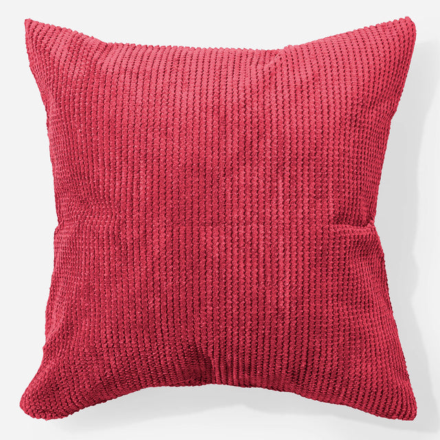 Grand Housse de Coussin 70 x 70cm - Pompon Rouge pastel 01