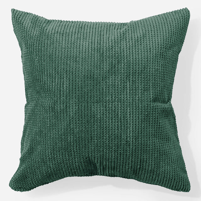 Grand Housse de Coussin 70 x 70cm - Pompon Vert Mousse 01