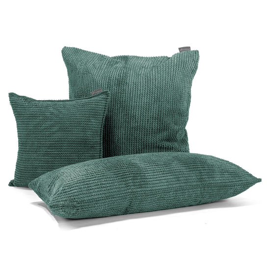 Housse de Coussin 47 x 47cm - Pompon Vert Mousse 04