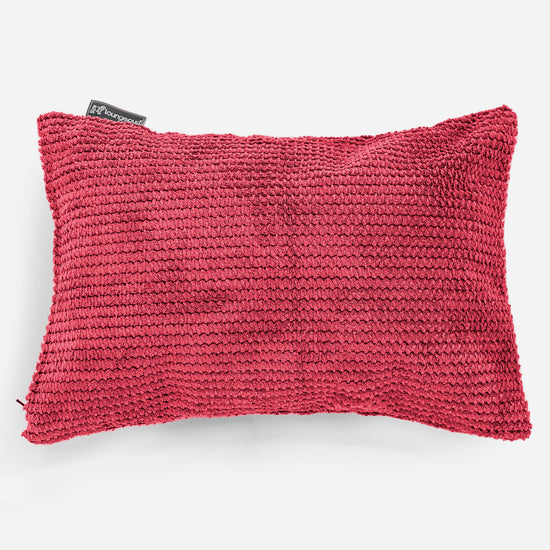 Housse de Coussin Rectangulaire 35 x 50cm - Pompon Rouge pastel 01