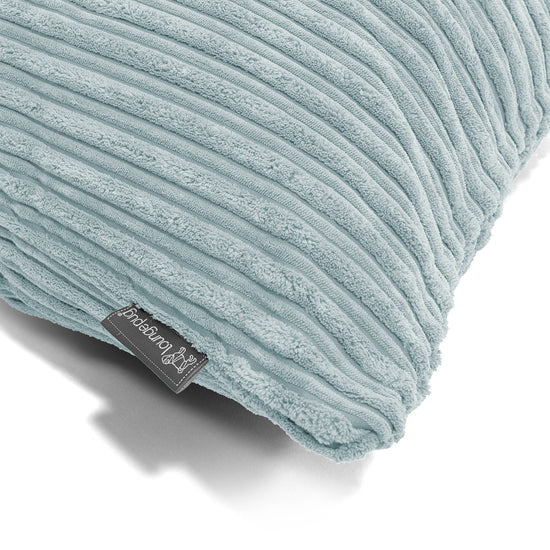 Housse de Coussin Rectangulaire Géant 40 x 70cm - Côtelé Verte Menthe 02