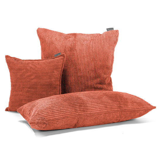 Housse de Coussin Rectangulaire Géant 40 x 70cm - Pompon Citrouille 03