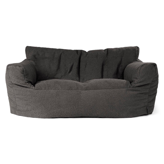 Joséphine Canapé Pouf - Bouclé Anthracite 01
