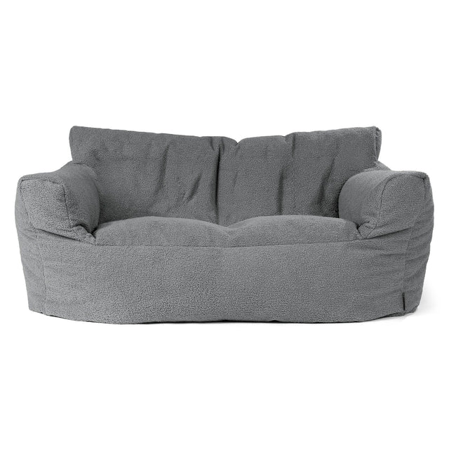 Joséphine Canapé Pouf - Bouclé Gris 01