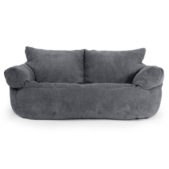 Joséphine Canapé Pouf - Pompon Noir 01