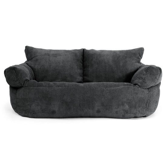 Joséphine Canapé Pouf - Pompon Noir 01
