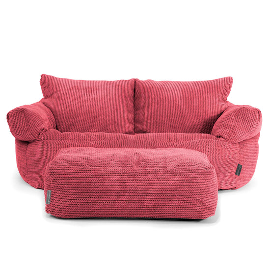 Joséphine Canapé Pouf - Pompon Rouge pastel 02