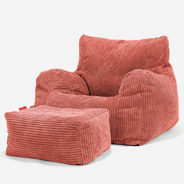 Joséphine Pouf Fauteuil Design - Pompon Citrouille 02