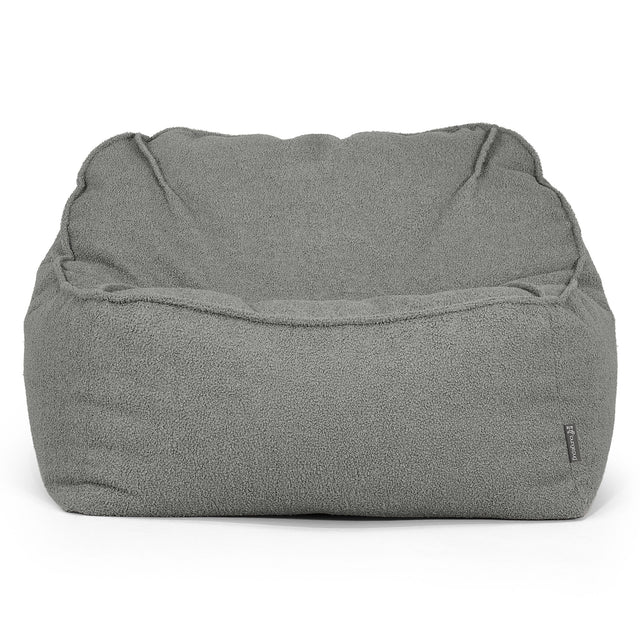 Le Pouf Doudou - Bouclé Gris