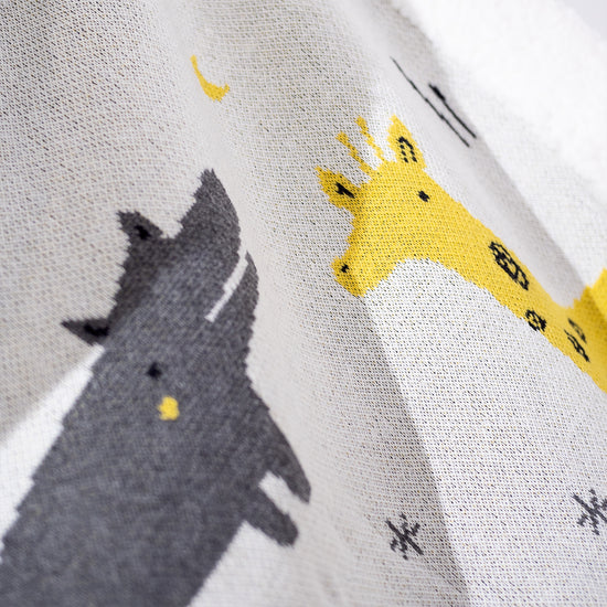 Couverture / Plaid - Tricoté Safari 02