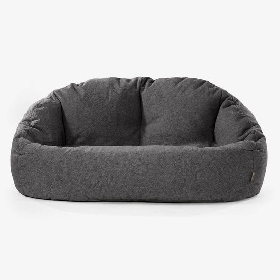 Pouf Canapé Bubble - Bouclé Anthracite 01