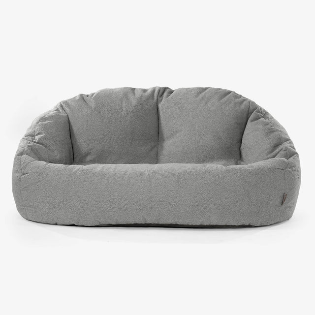 Pouf Canapé Bubble - Bouclé Gris 01