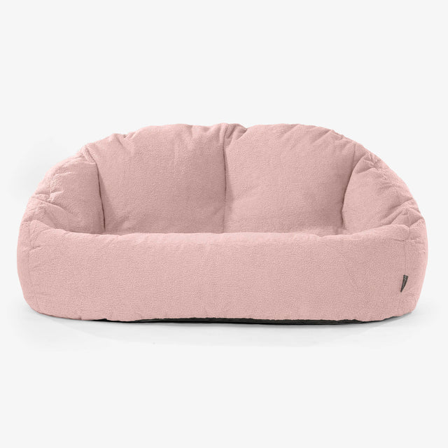 Pouf Canapé Bubble - Bouclé Rose 01