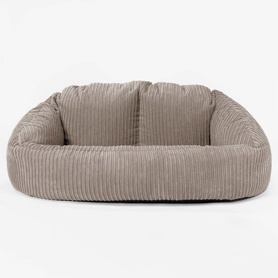 Pouf Canapé Bubble - Côtelé Grège 01