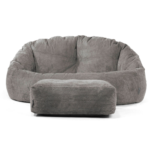 Pouf Canapé Bubble - Pompon Anthracite 02