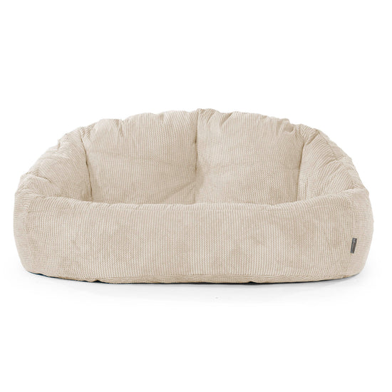 Pouf Canapé Bubble - Pompon Crème 01