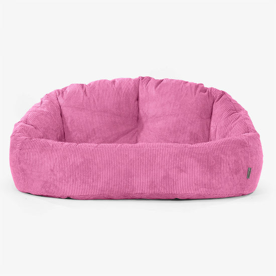 Pouf Canapé Bubble - Pompon Rose 01
