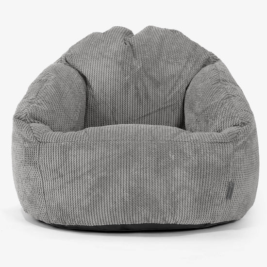 Pouf Chaise Bubble - Pompon Anthracite 01
