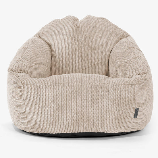 Pouf Chaise Bubble - Pompon Crème 01