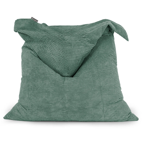 Pouf Géant XXL - Pompon Vert Mousse 01