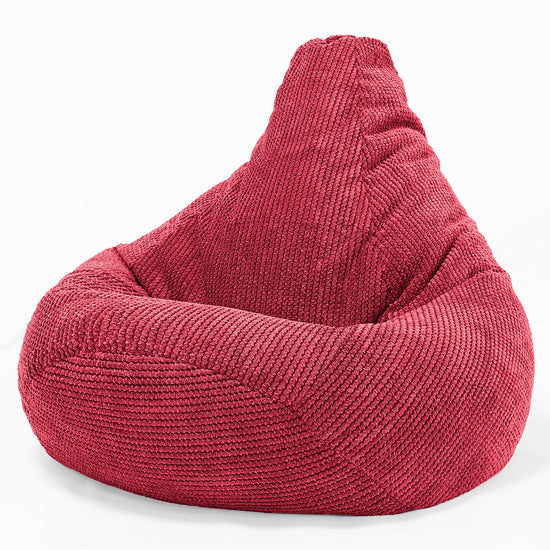 Pouf Poire Gamer - Pompon Rouge pastel 02