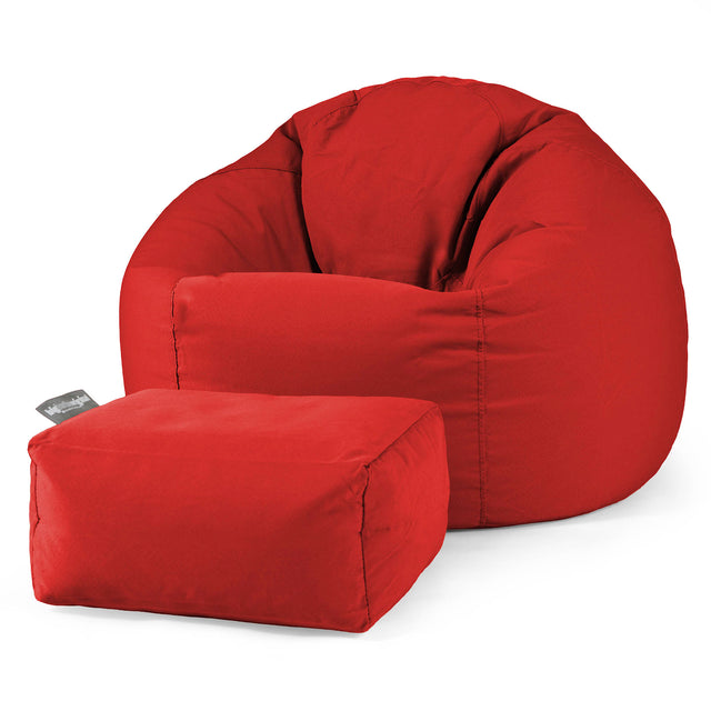 SoleiStorm™ Ultra 2000 h+ Pouf Poire Classique - Olefin Rouge 02