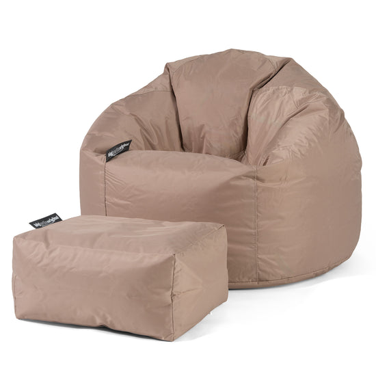 Pouf Poire Classique - SmartCanvas™ Beige 02