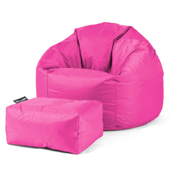Pouf Poire Classique - SmartCanvas™ Rose Cerise 02