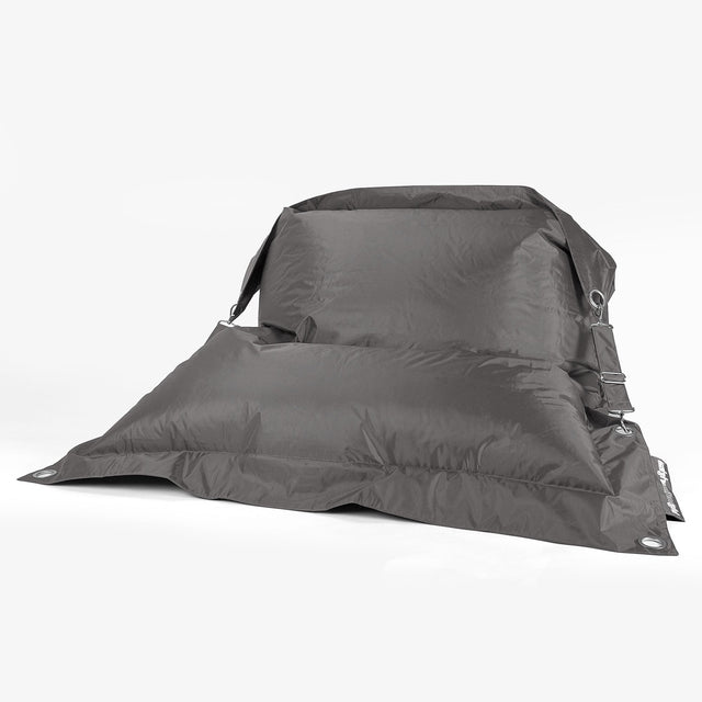Pouf Géant XXL Original 'Braced' - SmartCanvas™ Anthracite 01