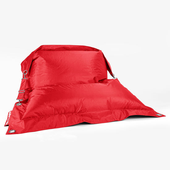 Pouf Géant XXL Original 'Braced' - SmartCanvas™ Rouge 01